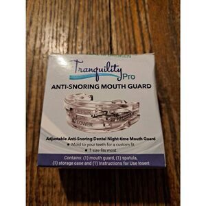 Pro Solution Tranquility Pro Anti Snoring Mouth Guard Dental Night Sleep Aid